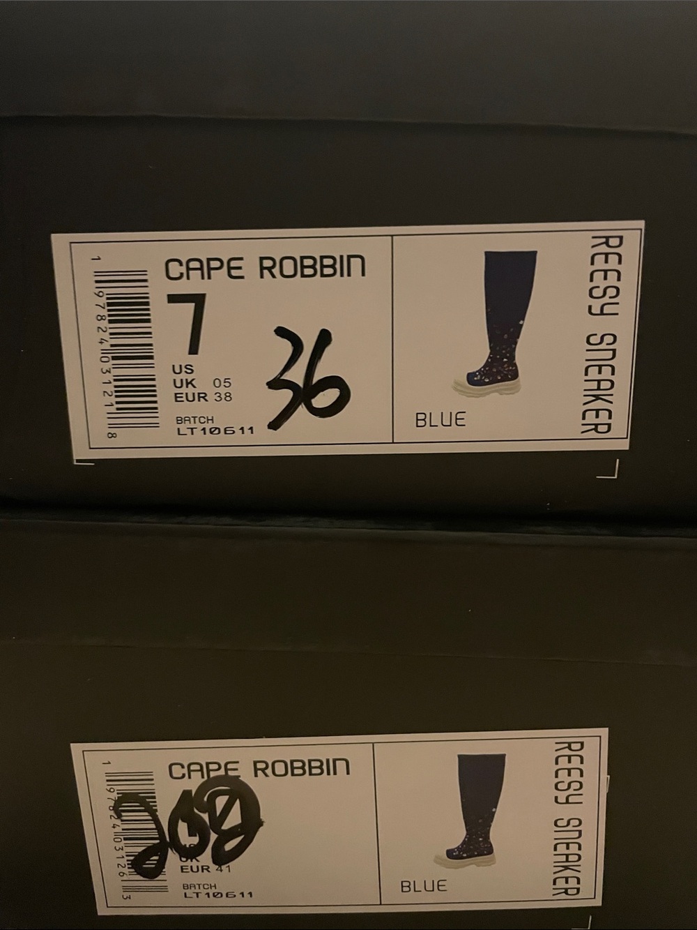 •CAPE ROBBIN• “Reesy” Chunky Sole Rhinestone Gem Sock Boot/Sneakers >> NIB - Picture 16 of 16